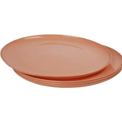 Gifi Vaisselle Et Accessoires De Table^Assiette en plastique couleur unie x 4