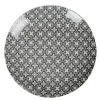 Gifi Vaisselle Et Accessoires De Table^Assiette grise avec motif fleur blanche Dolce Vita