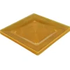 Gifi Vaisselle Et Accessoires De Table^Assiette plastique plate carrée unie jaune x 10