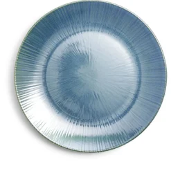 Gifi Vaisselle Et Accessoires De Table^Assiette plate Amaury faïence bleue Ø25cm