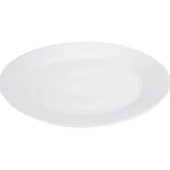 Gifi Vaisselle Et Accessoires De Table^Assiette plate basique ronde blanche porcelaine