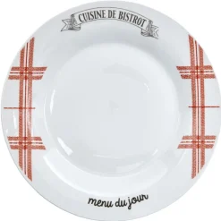 Gifi Vaisselle Et Accessoires De Table^Assiette plate bistrot