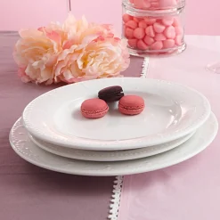 Gifi Vaisselle Et Accessoires De Table^Assiette plate blanche