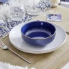 Gifi Vaisselle Et Accessoires De Table^Assiette plate blanche bordure dorée Ø27cm