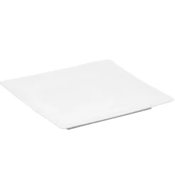 Gifi Vaisselle Et Accessoires De Table^Assiette plate blanche carrée