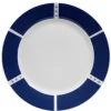 Gifi Vaisselle Et Accessoires De Table^Assiette plate blanche décor aile bleu