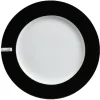 Gifi Vaisselle Et Accessoires De Table^Assiette plate blanche et noire