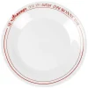 Gifi Vaisselle Et Accessoires De Table^Assiette plate blanche et rouge