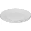 Gifi Vaisselle Et Accessoires De Table^Assiette plate blanche Harena bord ligne en relief x6