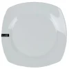Gifi Vaisselle Et Accessoires De Table^Assiette plate carrée blanche Les essentiels