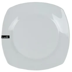 Gifi Vaisselle Et Accessoires De Table^Assiette plate carrée blanche Les essentiels