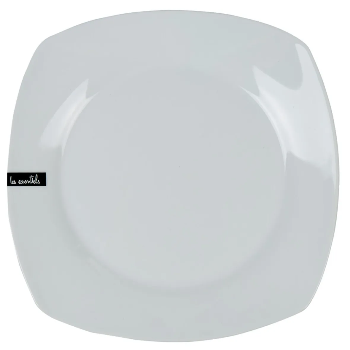 Gifi Vaisselle Et Accessoires De Table^Assiette plate carrée blanche Les essentiels