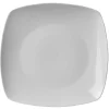 Gifi Vaisselle Et Accessoires De Table^Assiette plate carrée blanche