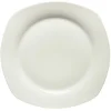 Gifi Vaisselle Et Accessoires De Table^Assiette plate carrée blanc 24cm