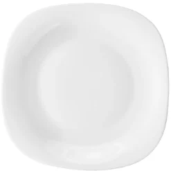 Gifi Vaisselle Et Accessoires De Table^Assiette plate carrée blanche