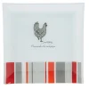Gifi Vaisselle Et Accessoires De Table^Assiette plate carrée design poule