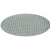 Gifi Vaisselle Et Accessoires De Table^Assiette plate décor géométrique vert d'eau