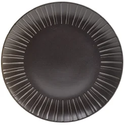 Gifi Vaisselle Et Accessoires De Table^Assiette plate en céramique noir Ø27cm