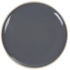 Gifi Vaisselle Et Accessoires De Table^Assiette plate en faïence grise forme ronde
