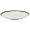 Gifi Vaisselle Et Accessoires De Table^Assiette plate en faïence avec liseré doré