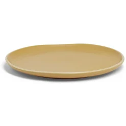 Gifi Vaisselle Et Accessoires De Table^Assiette plate en faïence jaune Ø27xH1,7cm