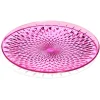 Gifi Vaisselle Et Accessoires De Table^Assiette plate en plastique rose effet martelé