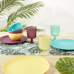 Gifi Vaisselle Et Accessoires De Table^Assiette plate en plastique Ø23,5cm - 3 coloris