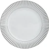 Gifi Vaisselle Et Accessoires De Table^Assiette plate en porcelaine motif argenté