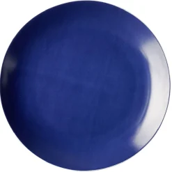 Gifi Vaisselle Et Accessoires De Table^Assiette plate en porcelaine décor bleu Ø 27 cm
