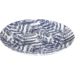 Gifi Vaisselle Et Accessoires De Table^Assiette plate en porcelaine décor feuillage