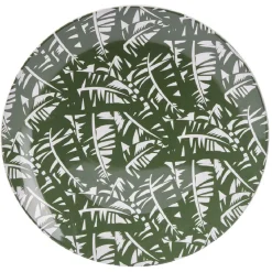 Gifi Vaisselle Et Accessoires De Table^Assiette plate en porcelaine décor exotique Ø16 cm