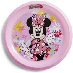 Gifi Vaisselle Et Accessoires De Table^Assiette plate enfant Minnie Mouse plastique Ø21cm