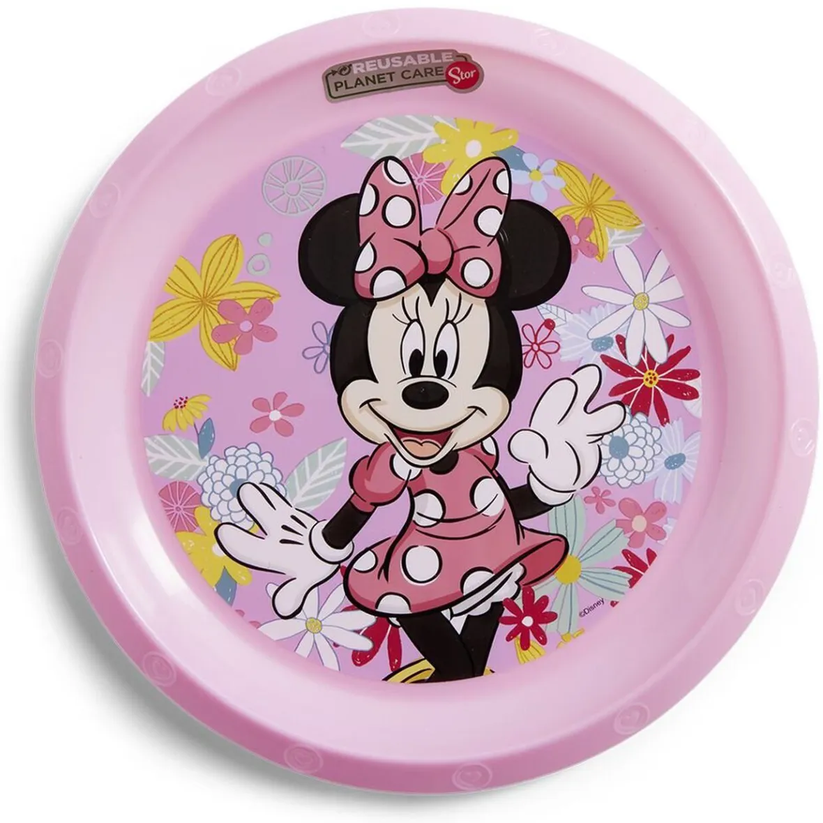 Gifi Vaisselle Et Accessoires De Table^Assiette plate enfant Minnie Mouse plastique Ø21cm
