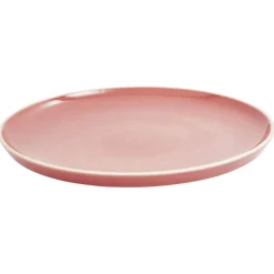 Gifi Vaisselle Et Accessoires De Table^Assiette plate faïence Terracotta avec liseré crème