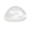 Gifi Vaisselle Et Accessoires De Table^Assiette plate forme galet blanc