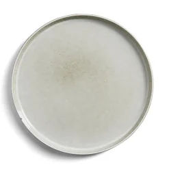 Gifi Vaisselle Et Accessoires De Table^Assiette plate grès gris Ø27,5cm