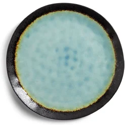 Gifi Vaisselle Et Accessoires De Table^Assiette plate grès vert Ø27,5cm