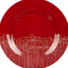 Gifi Vaisselle Et Accessoires De Table^Assiette plate Luminarc rouge Flowerfield