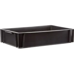 Bac de manutention noir 18L Rangement