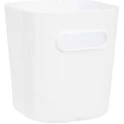 Bac de rangement avec poignée blanc^Gifi Clearance