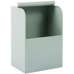 Best Bac de rangement en métal vert - L17,5 x l25 x H12,5 cm Rangement