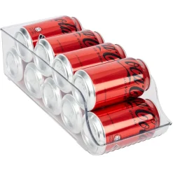 Gifi Rangement De Cuisine^Bac de rangement frigo distributeur canettes 34x13xH10cm