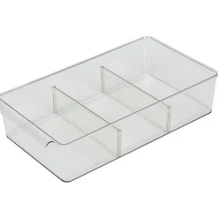 Gifi Rangement De Cuisine^Bac de rangement transparent pour frigo L.36,5x20,5xH8,1cm