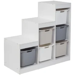 Bac plastique beige Rangement