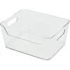 Gifi Rangement De Cuisine^Bac rangement frigo 3,5L plastique transparent 22,4x17,3xH10cm