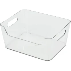 Gifi Rangement De Cuisine^Bac rangement frigo 3,5L plastique transparent 22,4x17,3xH10cm