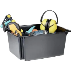Best Bac superposable 22L noir x3 - 43x34xH18,5 cm Rangement
