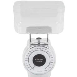 Gifi Préparation Culinaire^Balance de cuisine mécanique 1 kg noir transparent