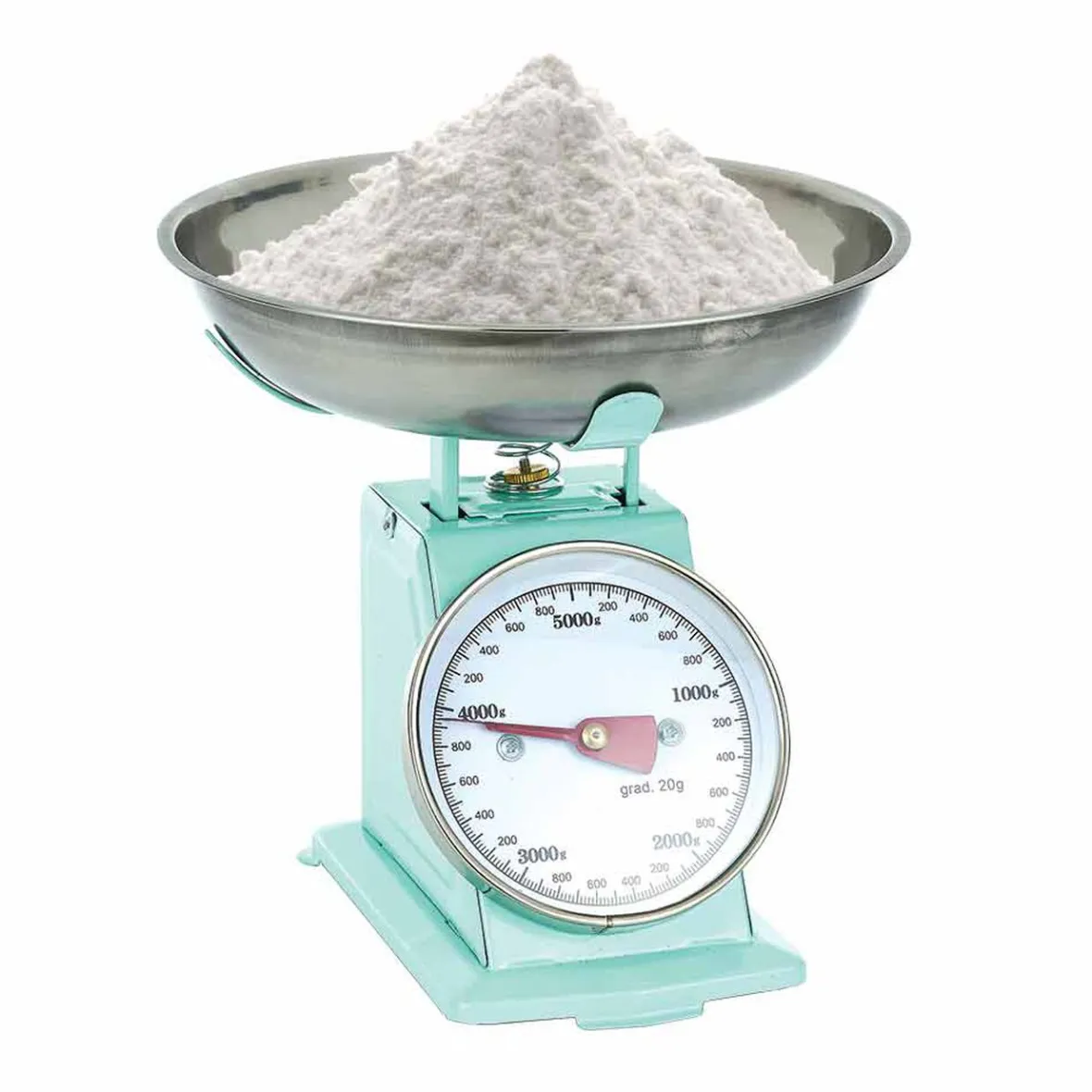 Gifi Préparation Culinaire^Balance de cuisine vintage en inox 5 kg