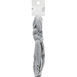 Bandeau dessus tressé uni gris^Gifi Hot